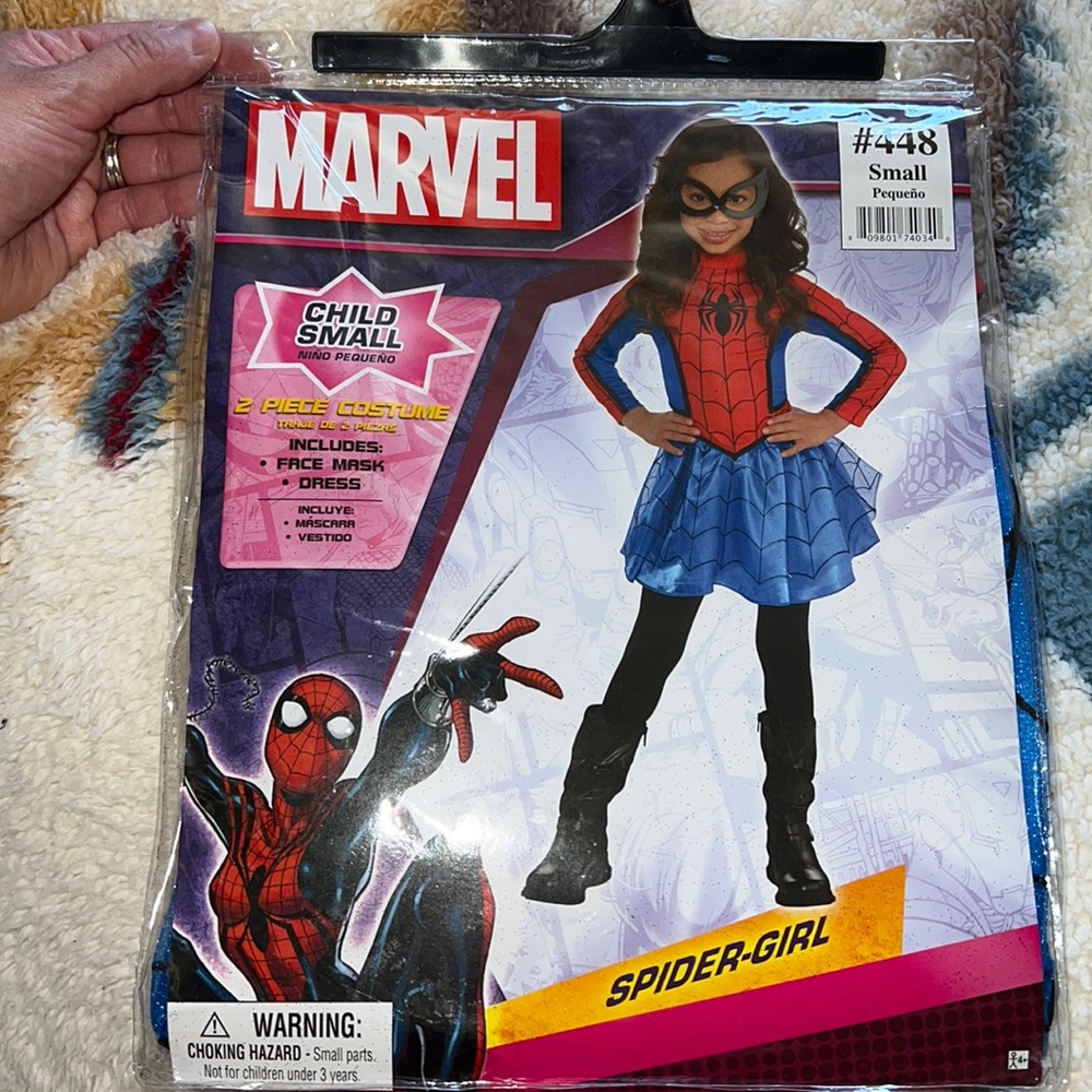 Spider girl Halloween costume never worn size small